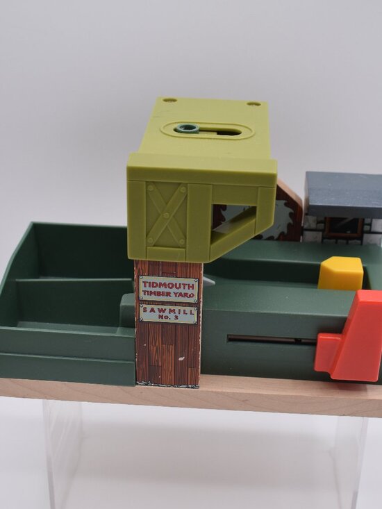 Thomas & Friends Other - Thomas Friends Wood Railway Tidmouth Timber Yard Sawmill No. 3 Works INCOMPLETE
